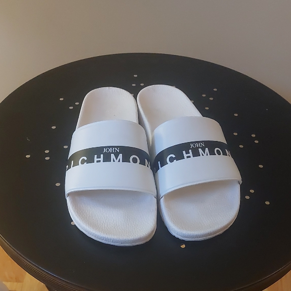 John Richmond White and Black Logo Slides